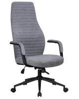 Офисное кресло для руководителей DOBRIN LOKI, серый (VRH230-03)
