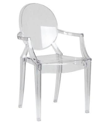 Стул обеденный DOBRIN LOUIS GHOST, цвет прозрачный