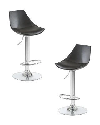 Набор 2 шт Стул барный DOBRIN ROCKY, чёрный