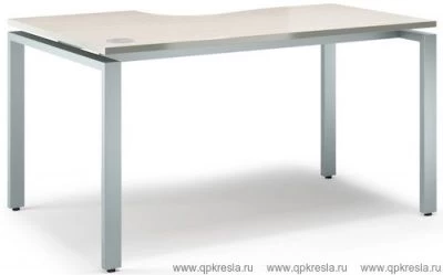 Стол эргономичный на металлокаркасе V-1.5.1М левый