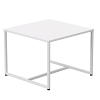 Стол журнальный Everprof EVO (ЭВО) 604х604х460 Белый/Белый