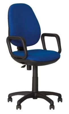 Офисное кресло COMFORT GTP (Комфорт) (V - Искусственная кожа ) C - Ткань CAGLIARI C 6 синий