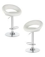 Набор 2 шт Стул барный DOBRIN MIRA, белый