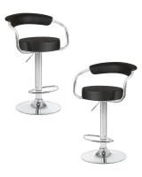 Набор 2 шт Стул барный DOBRIN MARTA, чёрный