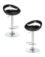 Набор 2 шт Стул барный DOBRIN DISCO, чёрный