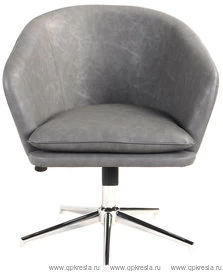 Кресло Харис (Экокожа) Серый