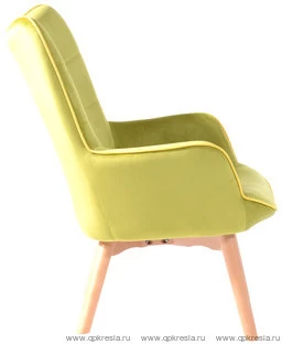 Кресло Манго Вельвет Оливковый