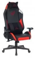Кресло игровое Zombie HERO BATTLEZONE PRO черный/красный искусственная кожа с подголов. крестовина пластик