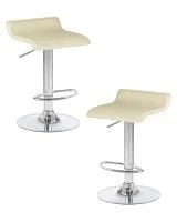 Набор 2 шт Стул барный DOBRIN TOMMY, кремовый