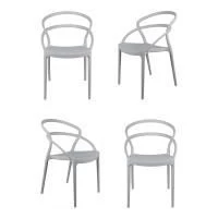 Комплект из 4-х стульев Margo белый