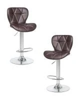 Набор 2 шт Стул барный DOBRIN BARNY, коричневый