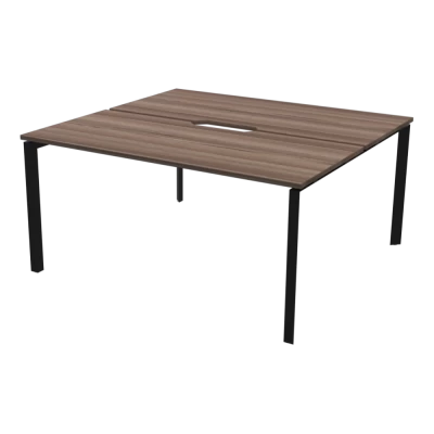 Бенч двойной на 2 рабочих места на металлокаркасе НТМП.П.Б2-140 Бенч двойной на 2 рабочих места на металлокаркасе НТМП.П.Б2-140