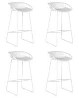 Набор 4 шт Стул барный DOBRIN FRANK, белый