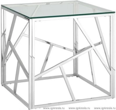 Журнальный столик АРТ ДЕКО 55 Серебро