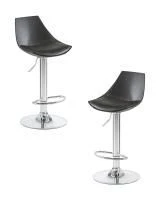 Набор 2 шт Стул барный DOBRIN ROCKY, чёрный