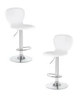 Набор 2 шт Стул барный DOBRIN ELISA, белый