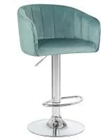 Стул барный DOBRIN DARCY, мятный велюр (1922-8)