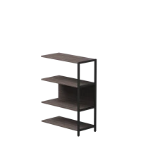 Полустеллаж металлический средний Everprof EVO (ЭВО) 805х385x1120 Дуб Пасадена/Черный