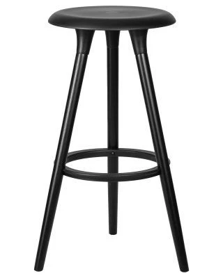 Табурет барный DOBRIN ROYCE BLACK, чёрный (B-03)