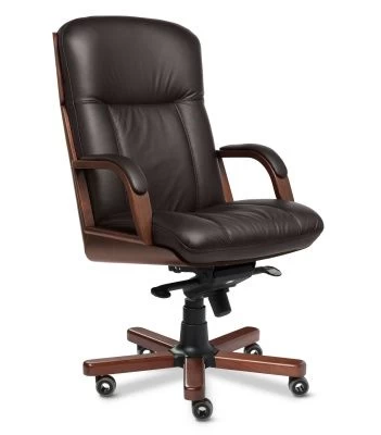 Кресло (VIP) CANNES A Натуральная кожа (кожа+эко) Шоколад