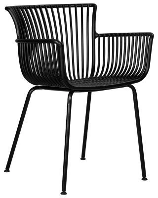 Стул обеденный DOBRIN ROSS, черный (B-03) без подушки