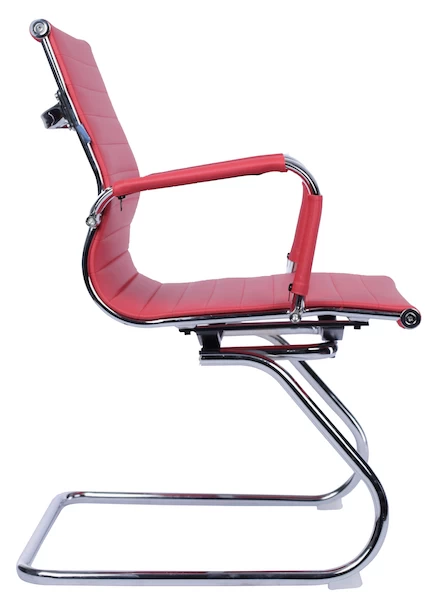 Кресло Everprof Leo CF экокожа красный