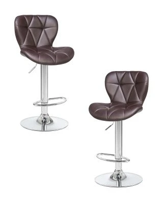Набор 2 шт Стул барный DOBRIN BARNY, коричневый