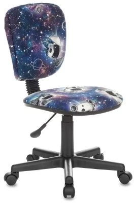 Кресло детское Бюрократ CH-204NX синий космопузики крестовина пластик