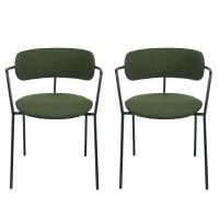 Комплект из 2-х стульев Ant букле зелёный