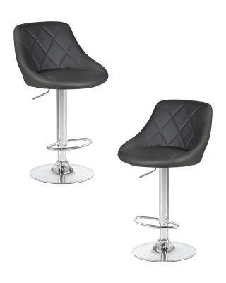 Набор 2 шт Стул барный DOBRIN LOGAN, серый