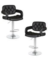 Набор 2 шт Стул барный DOBRIN TIESTO, чёрный