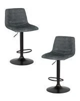 Набор 2 шт Стул барный DOBRIN TRAVIS, серый (VIVALDI15)