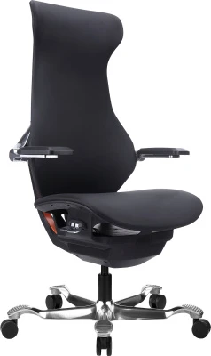 Эргономичное кресло Everprof Atom Black (Атом Блэк) Экокожа Черный
