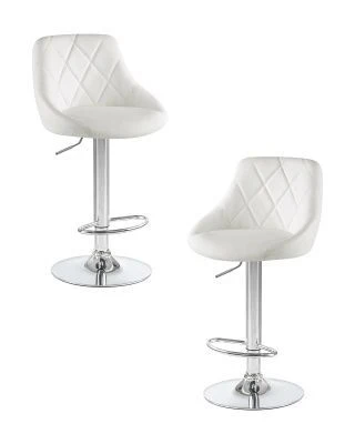 Набор 2 шт Стул барный DOBRIN LOGAN, белый