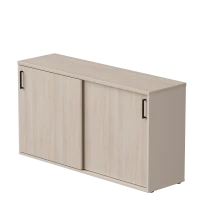Шкаф-купе низкий Everprof EVO (ЭВО) 1374х385х755 Кашемир/Дуб Соната