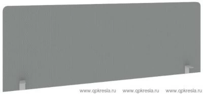 Экран тканевый продольный А.ТЭКР-3.2 Серый