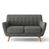 Диван Picasso двухместный темно-серый