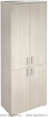 Стеллаж НТ-580 с дверьми ЛДСП НТ-600.2 и НТ-601.2