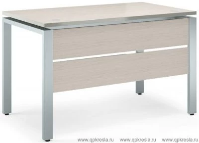 Стол прямой с царгой на металлокаркасе V-1.0.2СМ