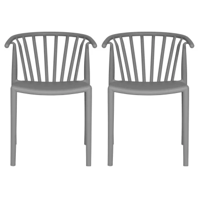 Комплект из 2-х стульев Venice светло-серый