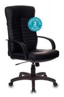 Кресло руководителя Бюрократ KB-10LITE черный эко.кожа крестовина пластик