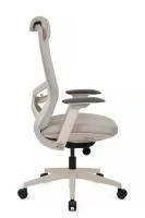 Кресло Gemini EGE-002AW Белый пластик/Светло-бежевый