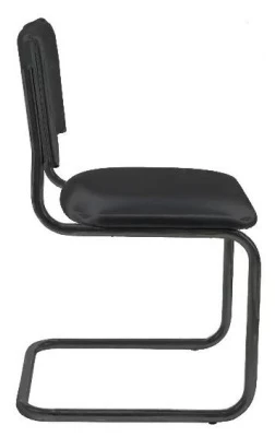 Стул Сильвия 01S Черный/Металл Черный