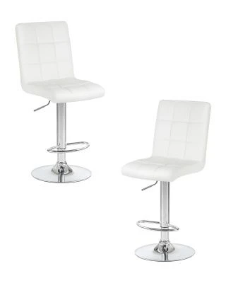 Набор 2 шт Стул барный DOBRIN KRUGER, белый
