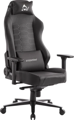 Геймерское кресло Everprof Blackshot (Блэкшот) Экокожа Черный