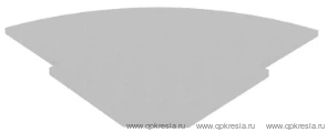 Полка для стойки угловой А.РС-5.1 Полка для стойки угловой А.РС-5.1