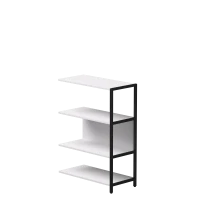 Полустеллаж металлический средний Everprof EVO (ЭВО) 805х385x1120 Белый/Черный
