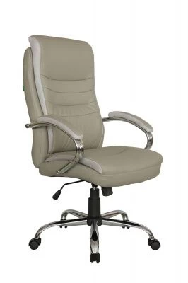 Кресло 9131 (Экокожа Черный) Бежевый
