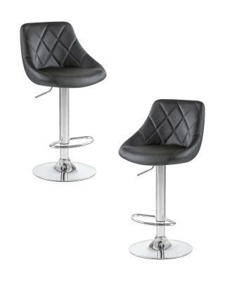 Набор 2 шт Стул барный DOBRIN LOGAN, чёрный