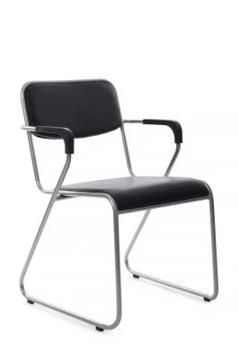 Кресло Nix Plus RCH OMKL-03 Черный/Металл окрашенный Хром